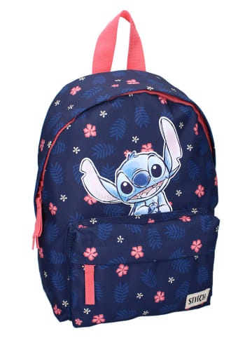 Lilo & Stitch Rucksack "Stitch Made For Fun" in Blau - (L)22 x (H)31 x (T)9 cm