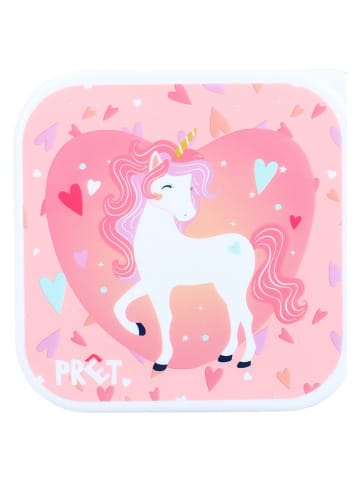 Prêt Śniadaniówki (3 szt.) "Prêt Fresh Bites" w kolorze jasnoróżowo-błękitnym