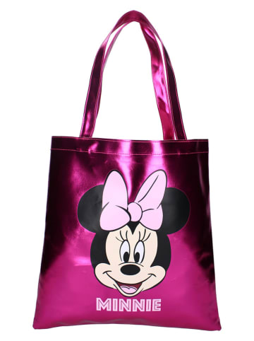 MINNIE MOUSE Shopper bag "Minnie Mouse Metallic Moves" w kolorze różowym - 36 x 37 x 1 cm