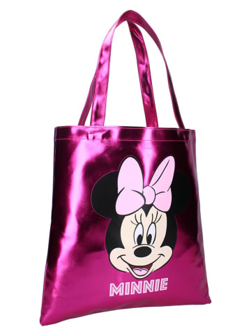 MINNIE MOUSE Shopper "Minnie Mouse Metallic Moves" roze - (L)36 x (H)37 x (D)1 cm