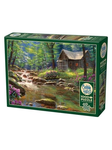 COBBLE HILL PUZZLES 1.000-częściowe puzzle "Forest hut by the stream" - 12+