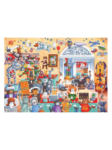 COBBLE HILL PUZZLES 350-częściowe puzzle "Cats and Dogs Museum" - 9+