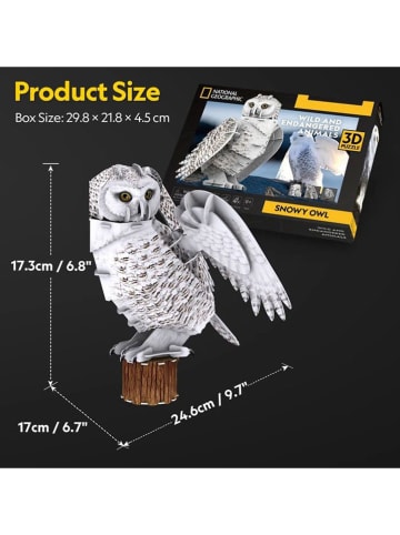 CubicFun 32tlg. 3D-Puzzle "Schneeeule" - ab 8 Jahren