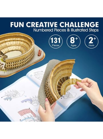 CubicFun 131-delige 3D-puzzel "Colosseum" - vanaf 8 jaar