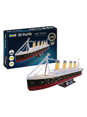 Revell 266-częściowe puzzle 3D "RMS Titanic - LED Edition" - 10+