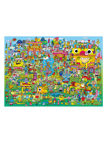 HEYE 1.000-częściowe puzzle "Doodle Village" - 12+