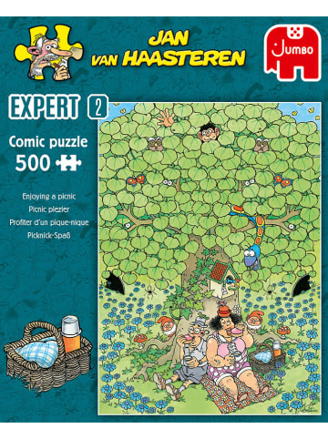 Jumbo 500-delige puzzel "Jan van Haasteren Expert - Picknick" - vanaf 12 jaar