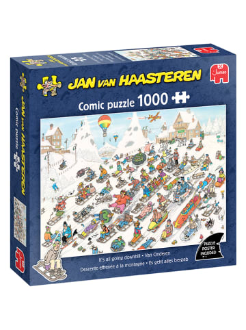 Jumbo 1.000tlg. Puzzle "Jan van Haasteren - Es geht nur bergab" - ab 12 Jahren