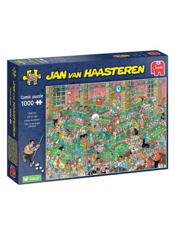 Jumbo 1.000tlg. Puzzle "Jan van Haasteren - Eine ruhige Kugel schieben" - ab 12 Jahren