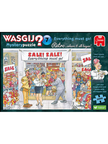 Jumbo 1000-częściowe puzzle "Wasgij Retro Mystery 7 - Everything must go!" - 12+