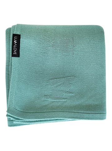 Lullalove Kocyk w kolorze zielonym