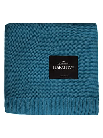 Lullalove Kocyk w kolorze granatowym