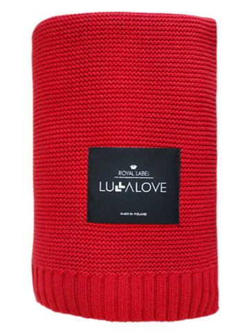 Lullalove Decke in Rot