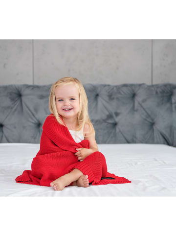 Lullalove Decke in Rot