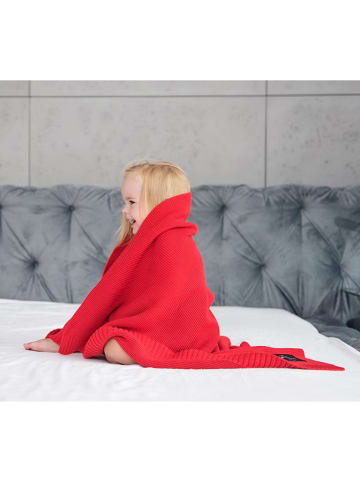 Lullalove Kocyk w kolorze czerwonym