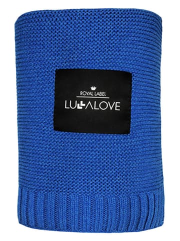 Lullalove Decke in Dunkelblau