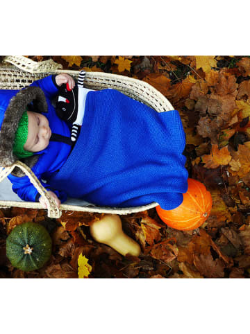 Lullalove Decke in Dunkelblau