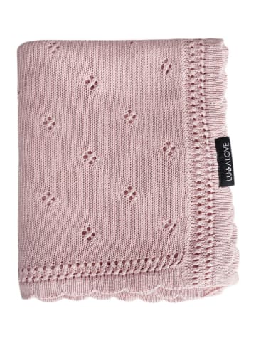 Lullalove Decke in Rosa