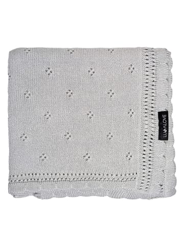 Lullalove Decke "Daisy" in Grau