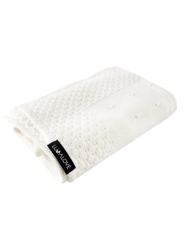 Lullalove Kocyk w kolorze białym