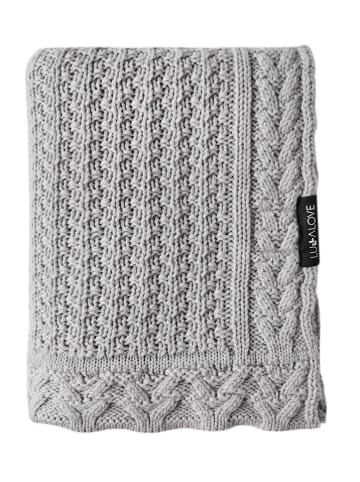 Lullalove Decke in Grau