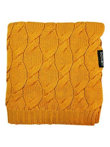 Lullalove Woll-Decke in Ocker