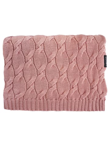 Lullalove Woll-Decke in Altrosa