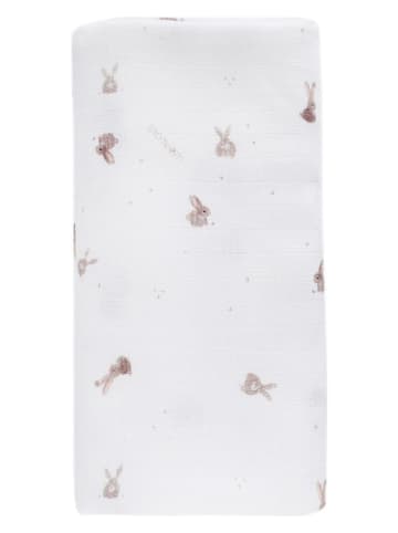 Lullalove Kocyk w kolorze białym do przewijania