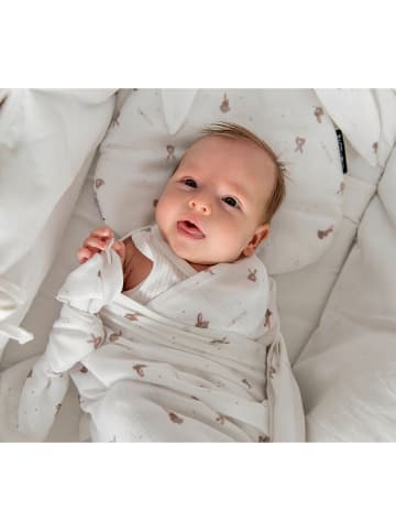 Lullalove Kocyk w kolorze białym do przewijania