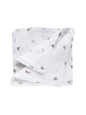 Lullalove Musselin-Wickeldecke in Weiß