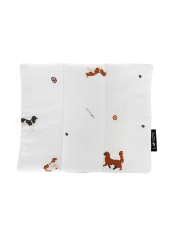 Lullalove Poduszka muślinowa w kolorze białym