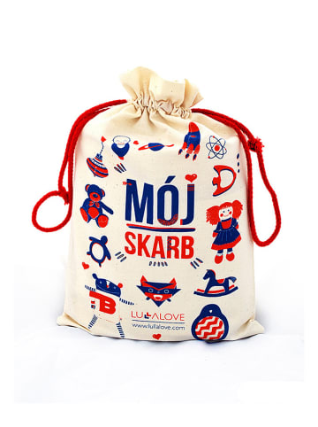 Lullalove Poduszka muślinowa "Berries" w kolorze białym