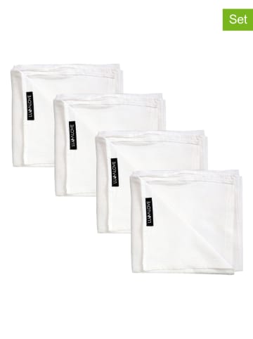 Lullalove Chusty (4 szt.) w kolorze białym do odbijania