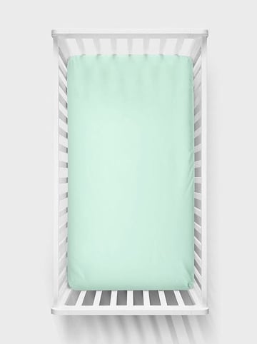Lullalove Prześcieradło w kolorze miętowym