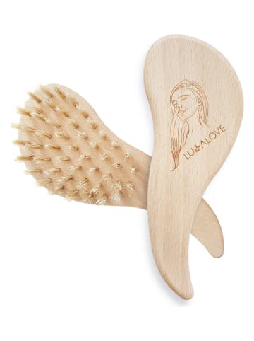 Lullalove Haarbürste in Natur