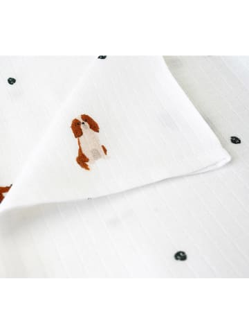 Lullalove 2-częściowy zestaw w kolorze beżowo-białym