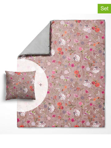 Lullalove 2tlg. Set: Bettdecke und Kissenhülle in Rosa