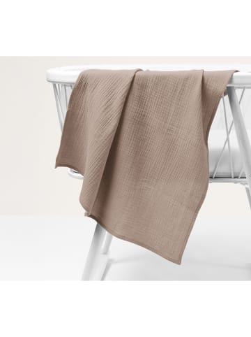 Lullalove Kocyk w kolorze jasnobrązowym do przewijania