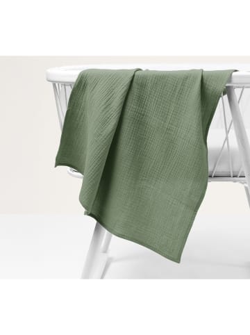 Lullalove Kocyk "Safari" w kolorze zielonym do przewijania