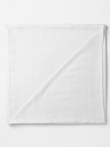 Lullalove 4er-Set: Spucktücher in Weiß