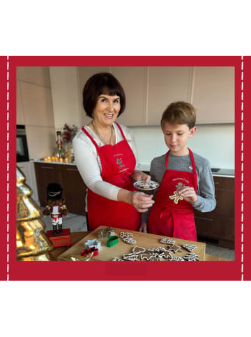 Lullalove Fartuch kuchenny w kolorze czerwonym