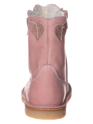 kmins Leren boots lichtroze