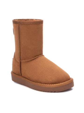 XTI Kids Botki w kolorze jasnobrązowym