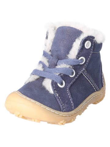 PEPINO Leder-Boots "Elia" in Blau