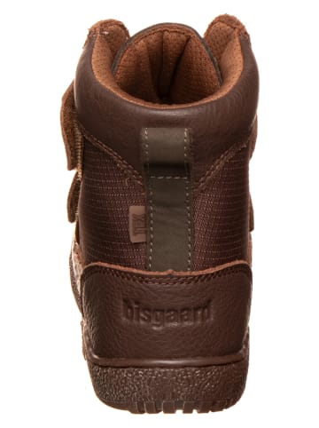 bisgaard Skórzane botki w kolorze brązowym