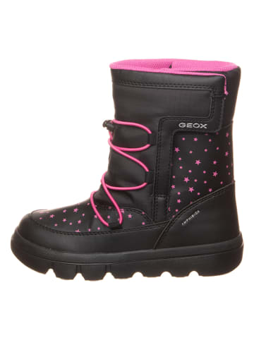 Geox Winterboots "Willaboom" in Schwarz/ Pink