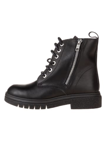 lamino Leder-Boots in Schwarz