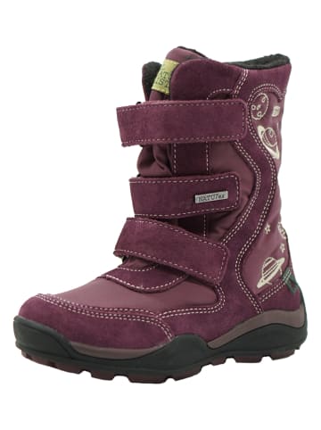 El Naturalista Leren boots pruimkleurig