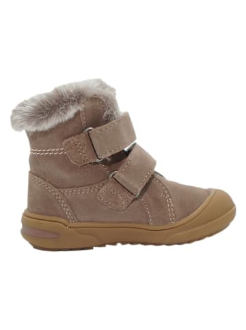 lamino Leder-Boots in Beige