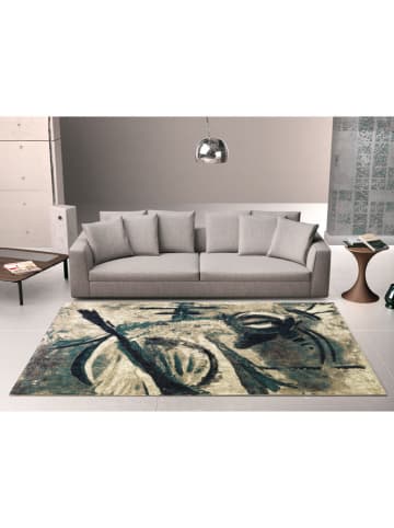 deco Rugs & Carpet Laagpolig tapijt "Milano" blauw/beige